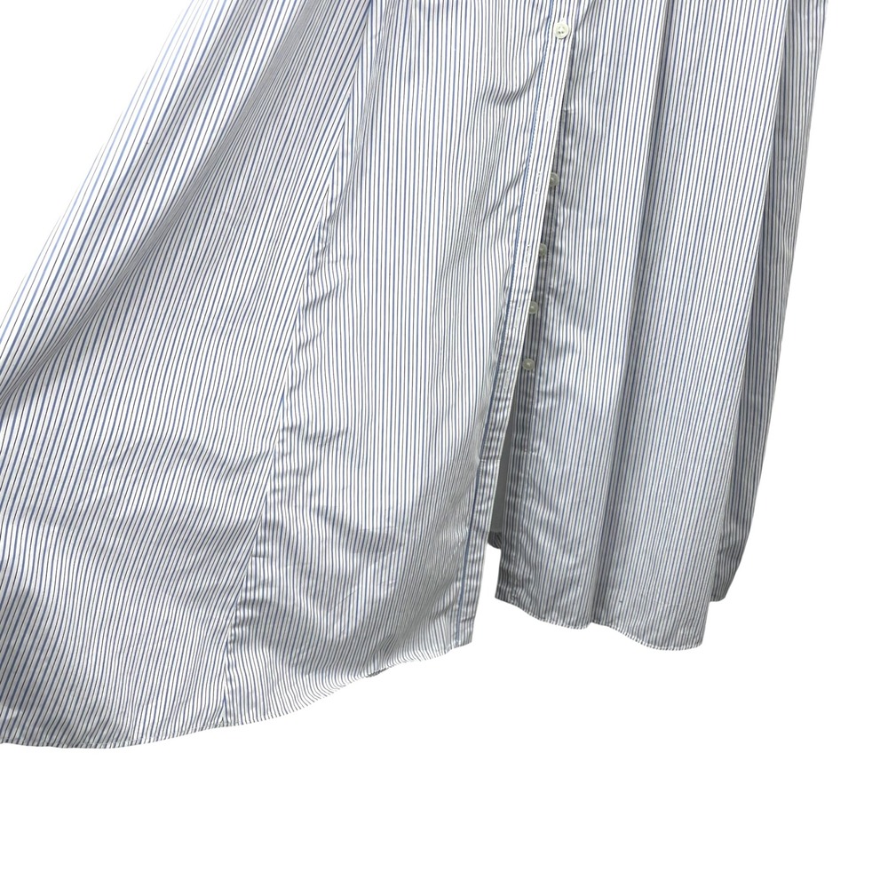 J. Crew Button-down cotton poplin dress in stripe Size 6 - Picture 6 of 10